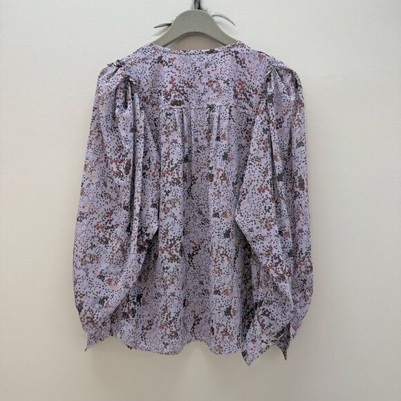 Derek Lam Collective Floral Tie Neck Top ♥️ - Picture 5 of 8